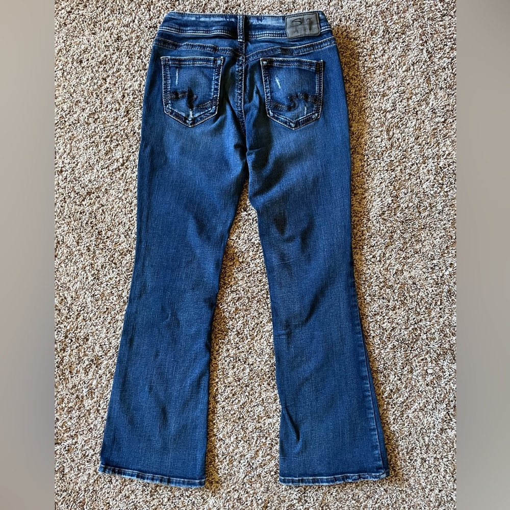 Silver Suki Bootcut W29 L31 (measures 29x30) Women’s Denim Jeans Boot Cut EUC